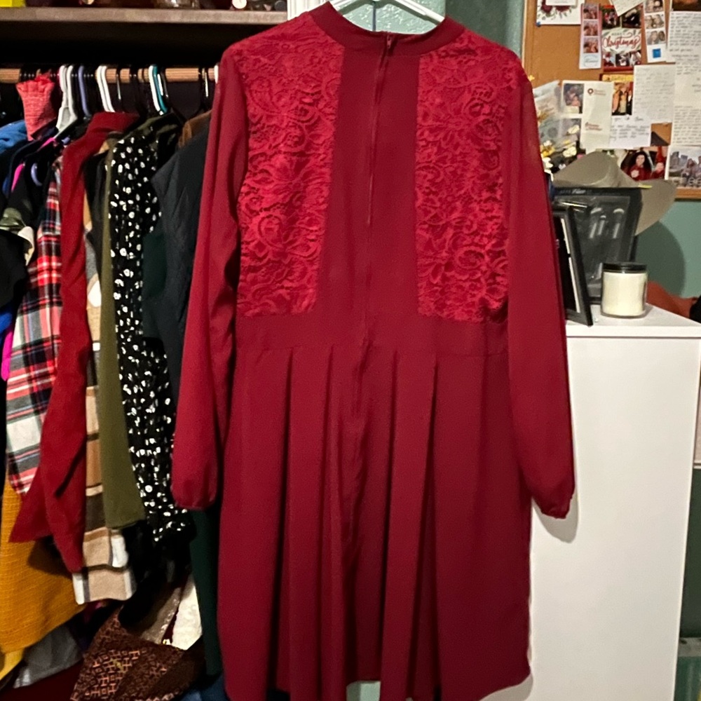 Charlotte Russe Burgundy Dress